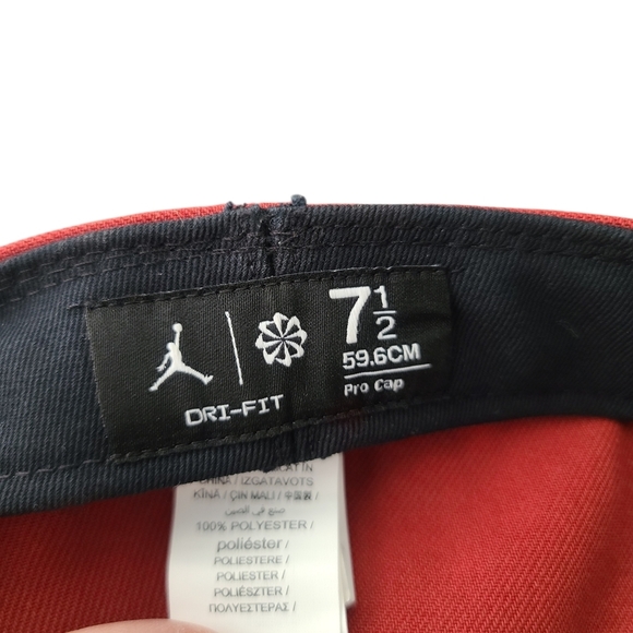 Oklahoma Sooners Jordan Brand Performance Fitted Hat - Crimson/White Siz… - Picture 9 of 9